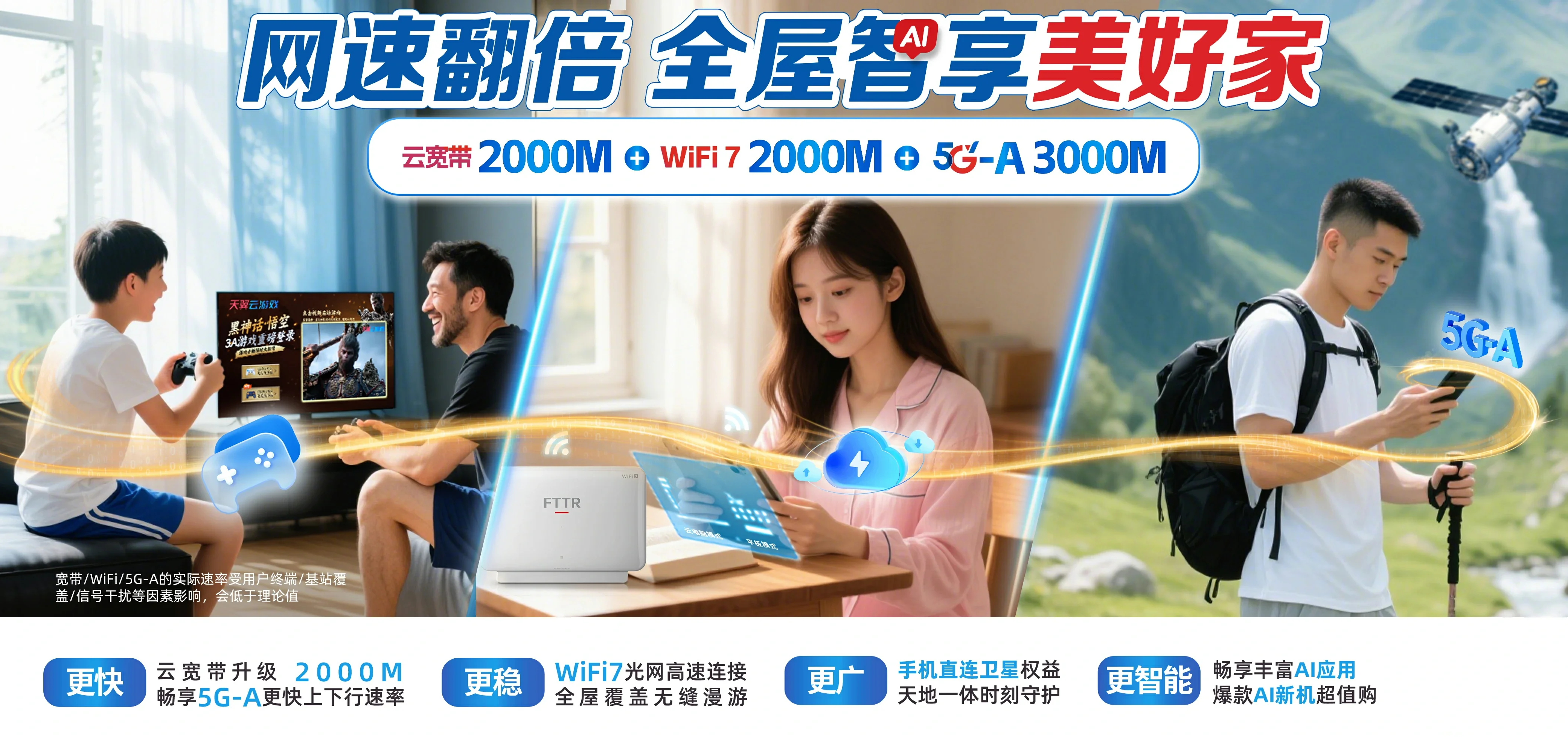 中国电信 金水区电信宽带 宽带套餐